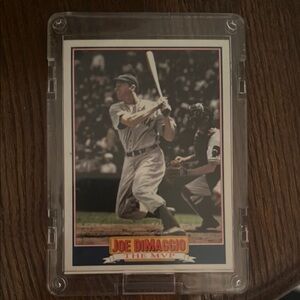 Signed Joe DiMaggio The MVP Baseball Card